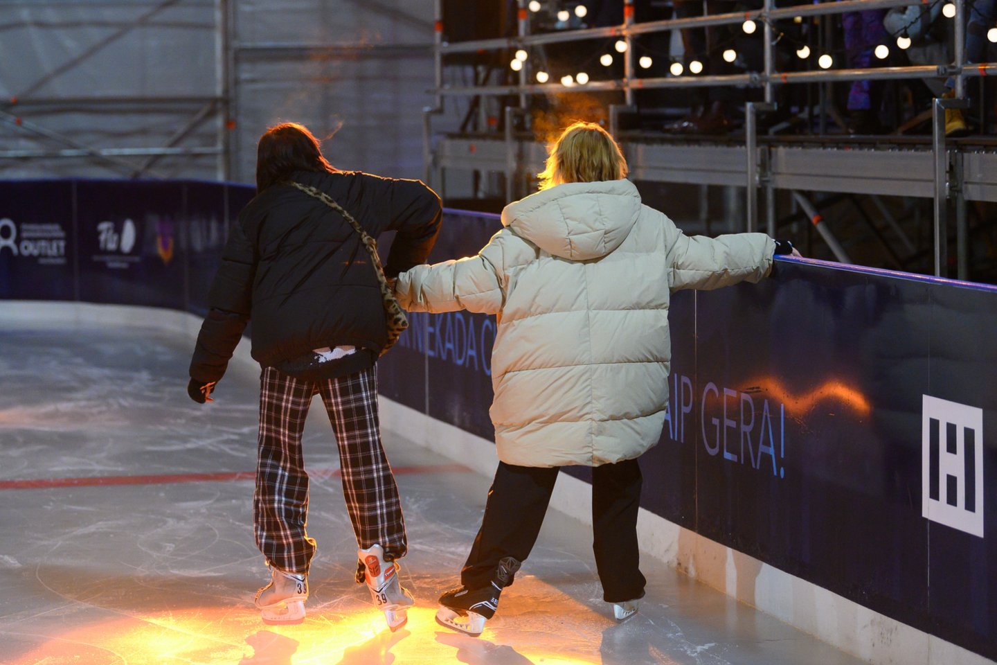  Vilniuje atidaryta ledo čiuožykla.<br> V.Skaraičio nuotr.