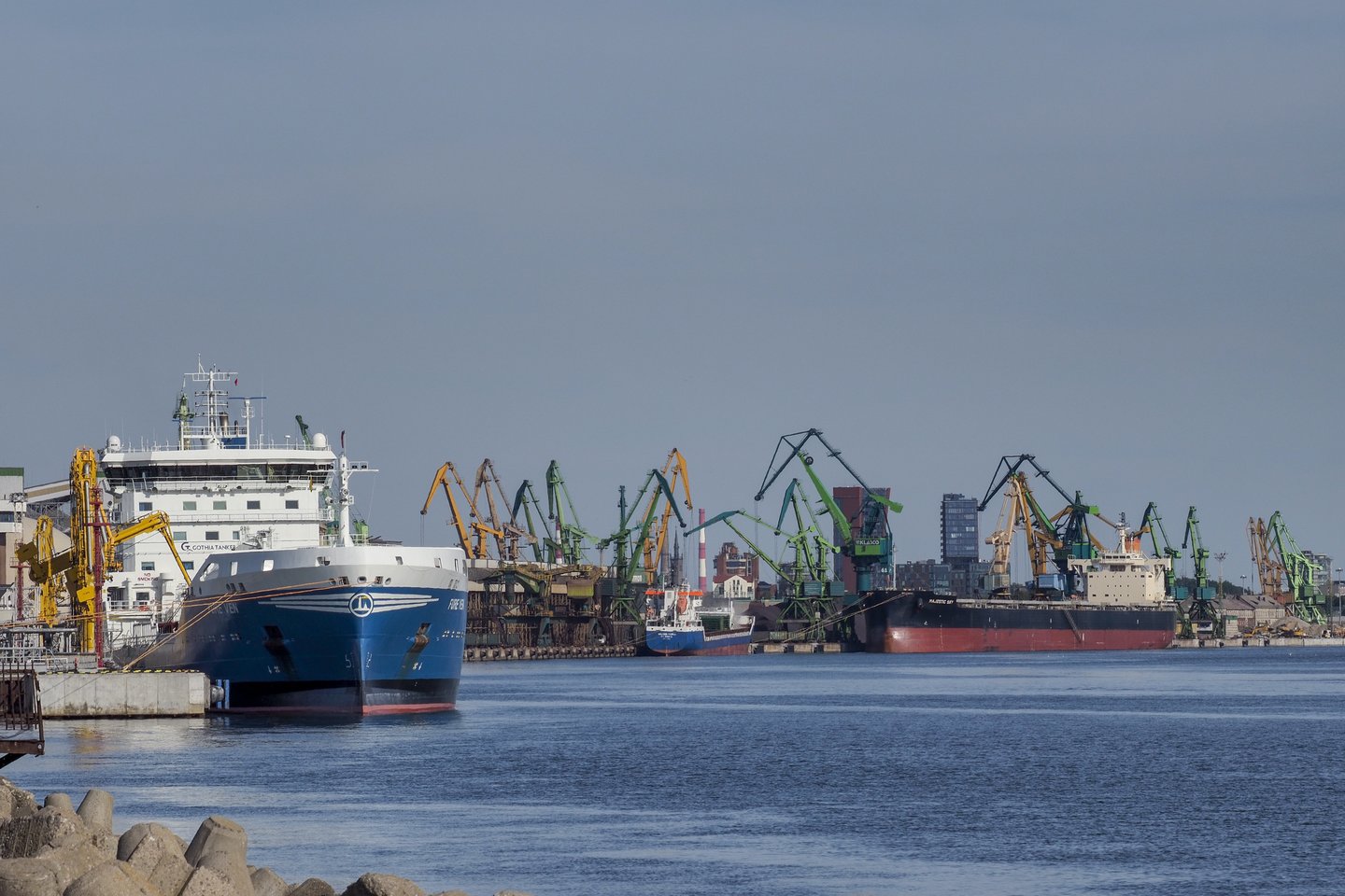 Mat baltarusiški kroviniai sudaro apie 30 proc. visos Klaipėdos uosto krovos apyvartos.<br>V.Ščiavinsko nuotr.