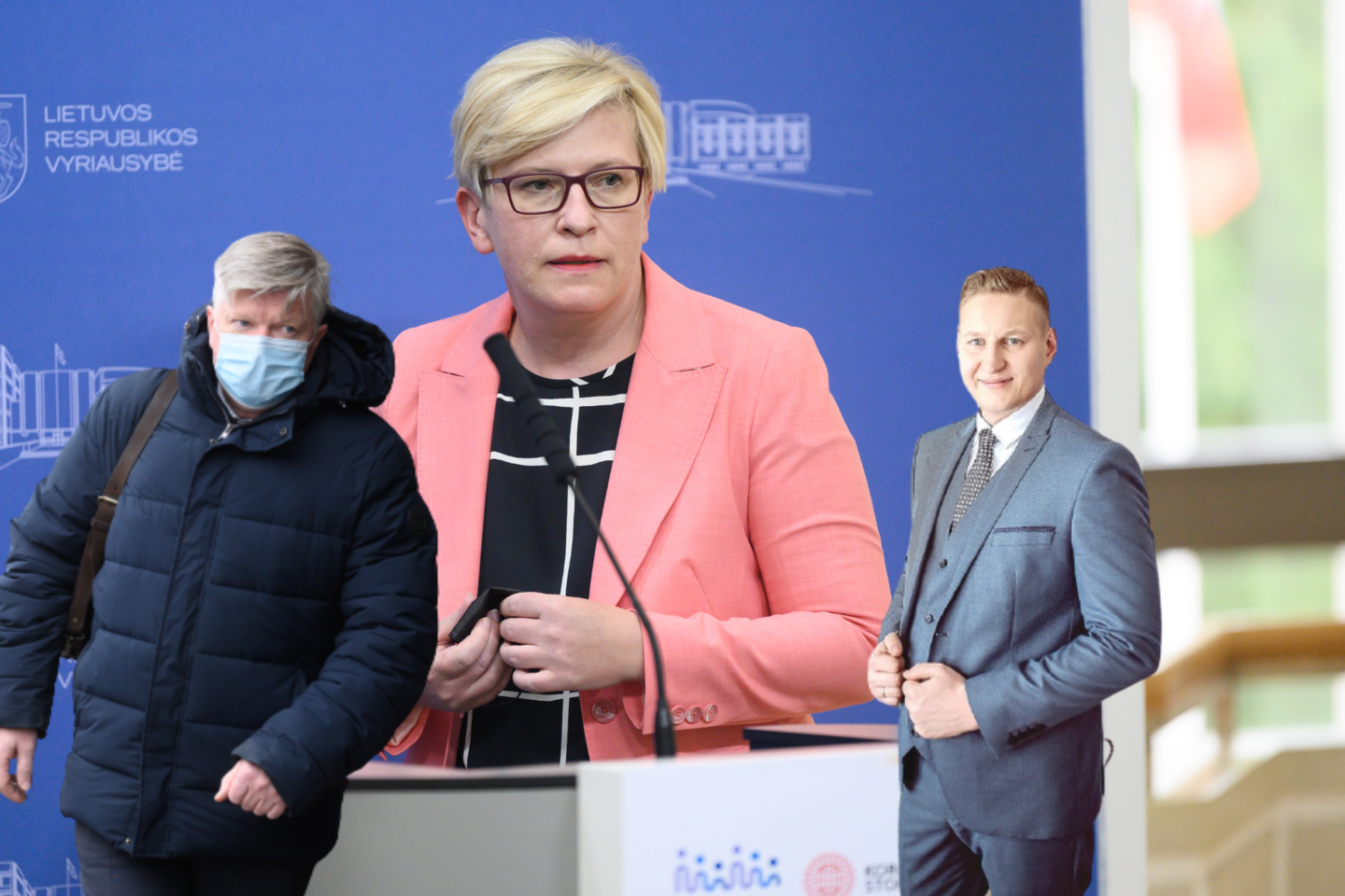 I.Jankauskas (kairėje) žada būti ne formaliu Vyriausybės vadovės patarėju.<br>lrytas.lt montažas.