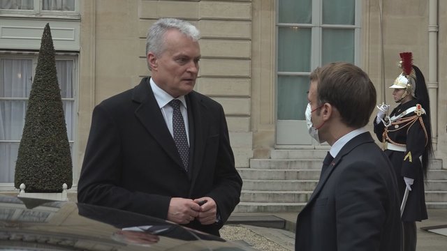 G. Nausėda po susitikimo su E. Macronu: mūsų požiūris į migracijos krizės sprendimus sutapo