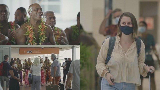 Po ilgos pertraukos Fidžis vėl įsileidžia atskrendančius iš svetur: keliautojus pasitiko pramogomis