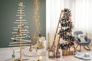Alternatyvių Kalėdų eglučių idėjos: kuo pakeisti tradicinę žaliaskarę?