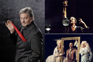  V. Rumšas švenčia 70-metį.  Aktoriaus-viesulo jubiliejaus proga – jo mintys ir bendražygių žodžiai