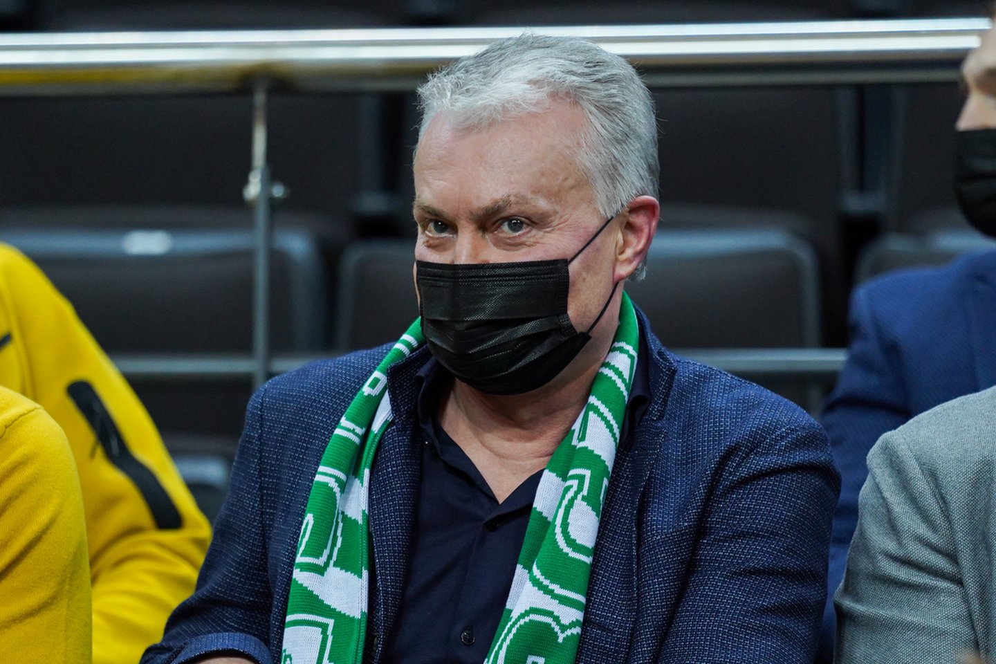 Lietuvos prezidenats Gitanas Nausėda stebėjo Eurolygos mačą tarp „Žalgirio“ ir „Baskonia“.