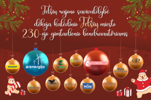 Telšiai 230-ąjį miesto gimtadienį kviečia švęsti kartu: įžiebs gražuolę kalėdinę eglę