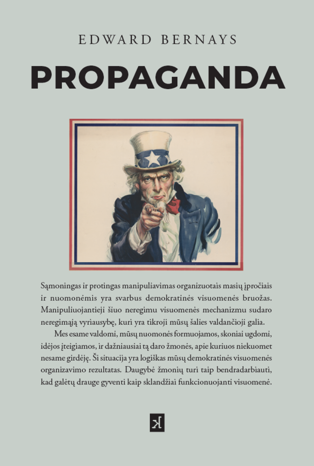 Knygą „Propaganda“ išleido leidykla „Kitos knygos“.
