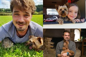 Leonardo Pobedonoscevo šeimoje – netektis: naujas šuniukas padėjo šeimai išbristi iš gilaus liūdesio