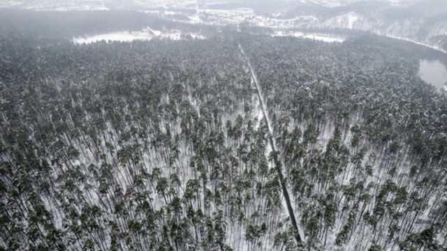 Orai išliks švelniai žiemiški: bus debesuota, vietomis snigs