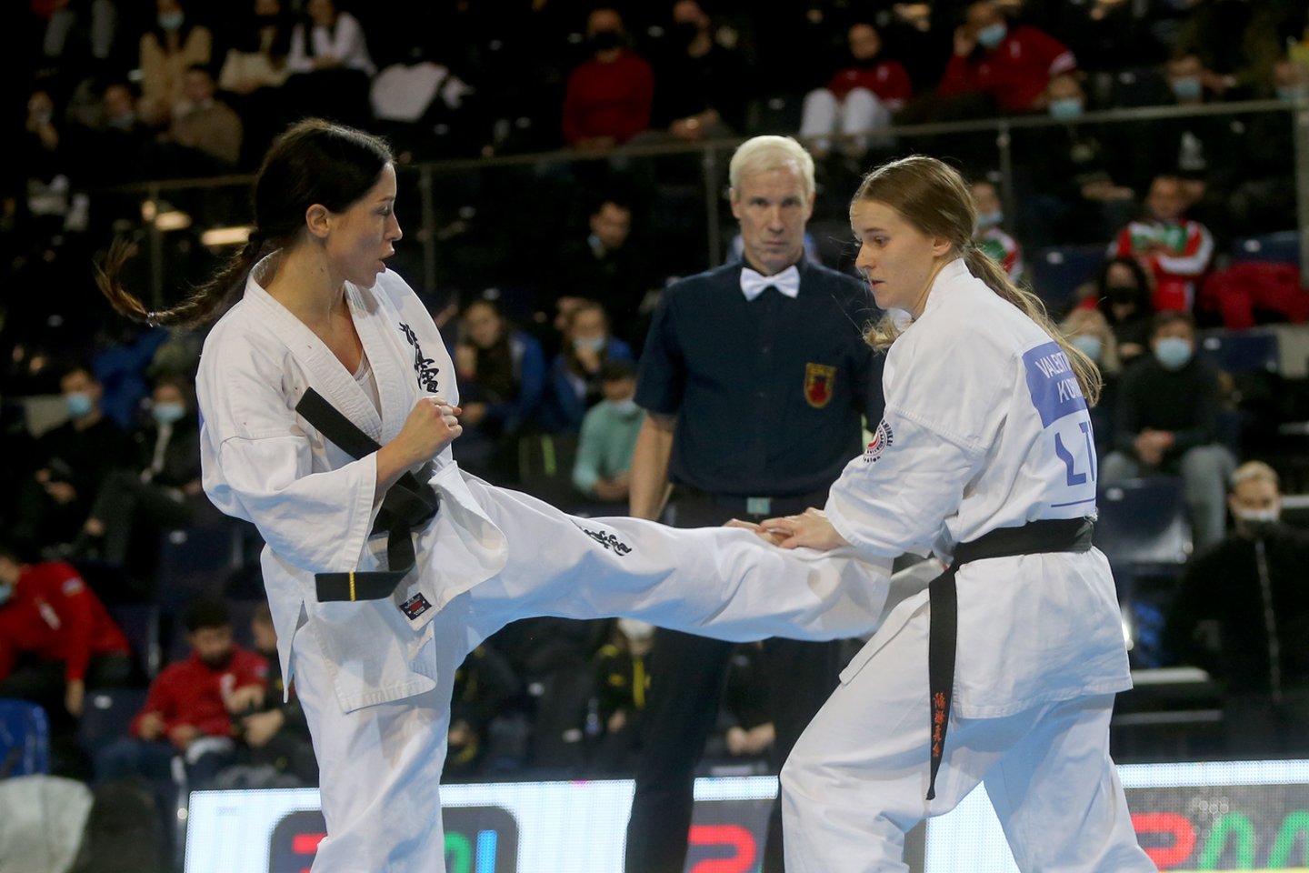 Lietuvos atstovai sėkmingai pasirodė Europos kiokušin karatė čempionate.<br>E.Brazdžiaus nuotr.