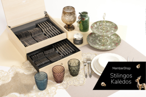 Stilingos Kalėdos: papuošk šventinį stalą už prieinamą kainą