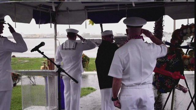 JAV mini 80-ąsias Perl Harboro metines: prisiminimais pagerbė žuvusius asmenis