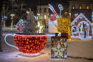 Vilnius išbūrė dar vieną pasakišką miestelį: švenčių magija šildo kiekviename žingsnyje
