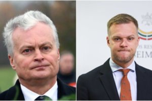 G. Landsbergio ir G. Nausėdos konflikte nurodo trečiąjį asmenį: „Turiu surinkęs įrodymus“