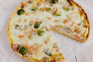 Pyragas su lašiša ir daržovėmis: pakartoti prašo net išrankiausi vaikai