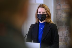 Estijos premjerė: ES ir NATO pasiruošusios griežtai reaguoti į Rusijos veiksmus Ukrainoje