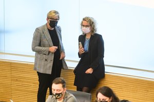 A. Armonaitė įvertino valdančiąją koaliciją: ideologiniai skirtumai yra visiškai suprantami