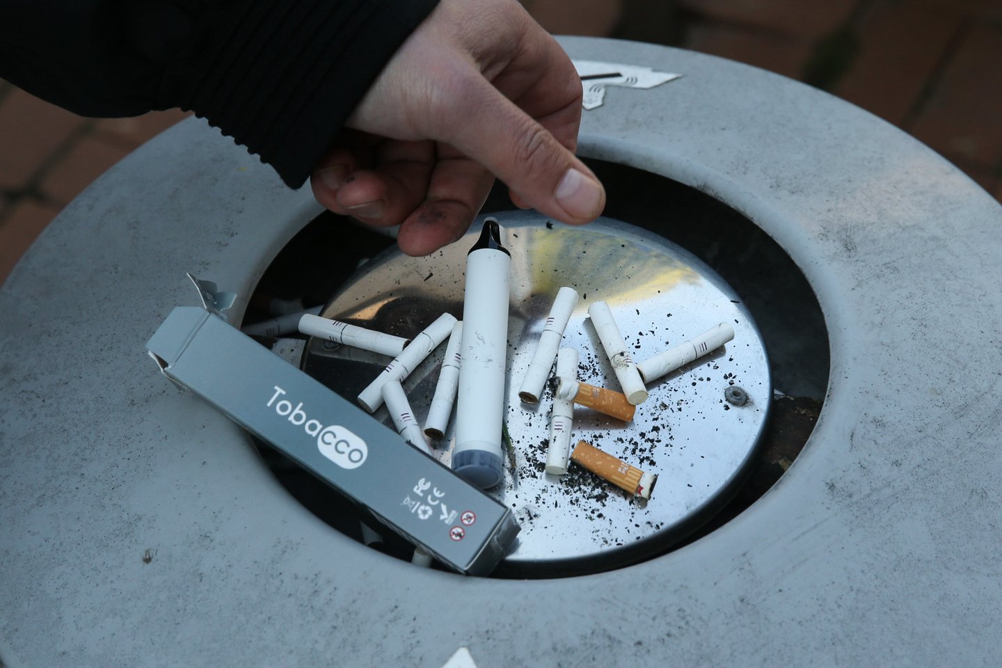 Vienkartinės elektroninės cigaretės gyvavimą dažnai baigia