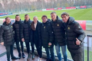 „Gintros“ klubo administracija ir trenerių štabas stažavosi „AC Milan“ organizacijoje