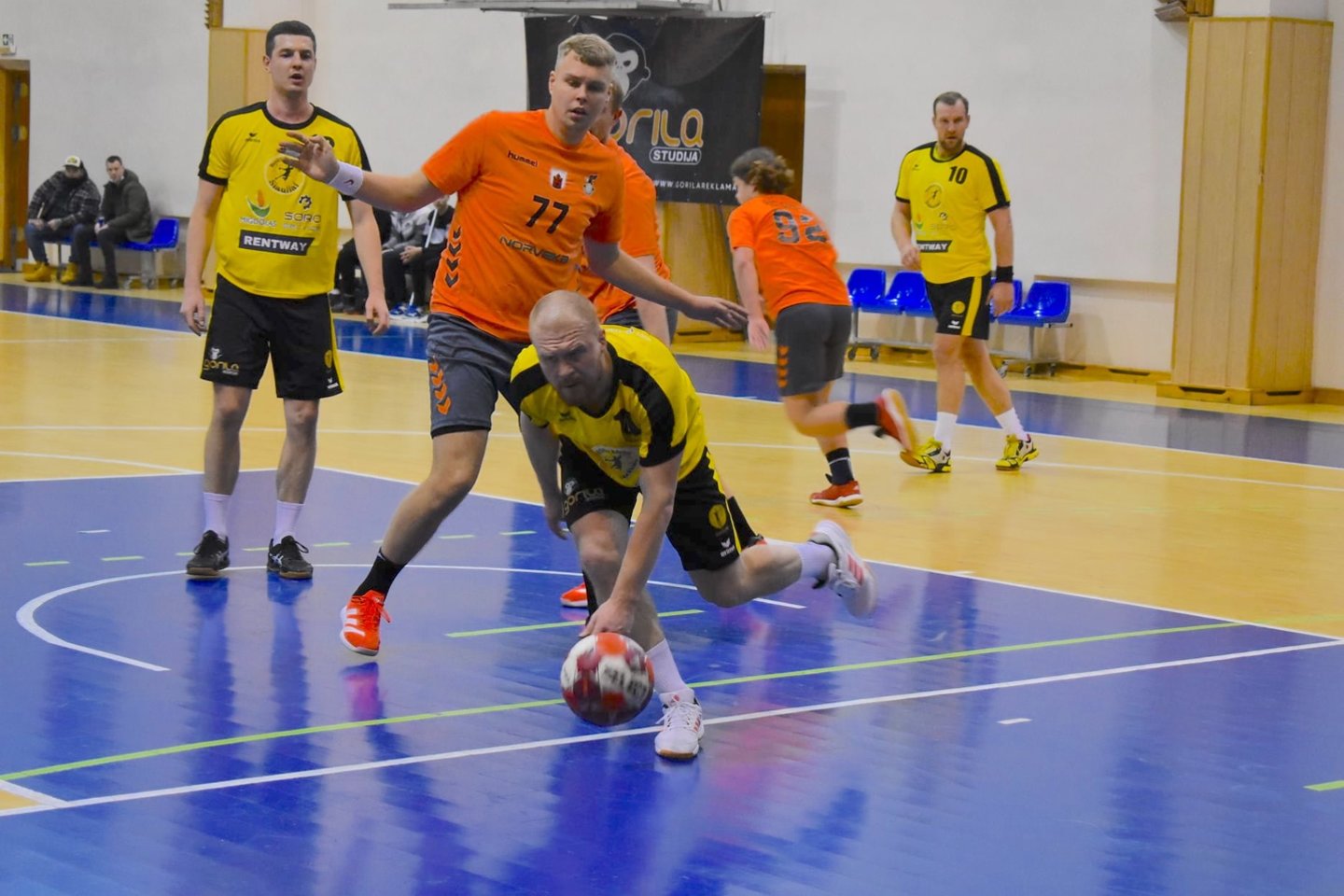 „Šiauliai“ kovojo su Panevėžio „SC-RSSG-Grifu“<br> rankinis.lt nuotr.
