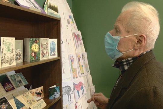 Anykščių rajone – naujametinių ir kalėdinių atvirukų paroda: siekia priminti daugumos pamiršta tradiciją