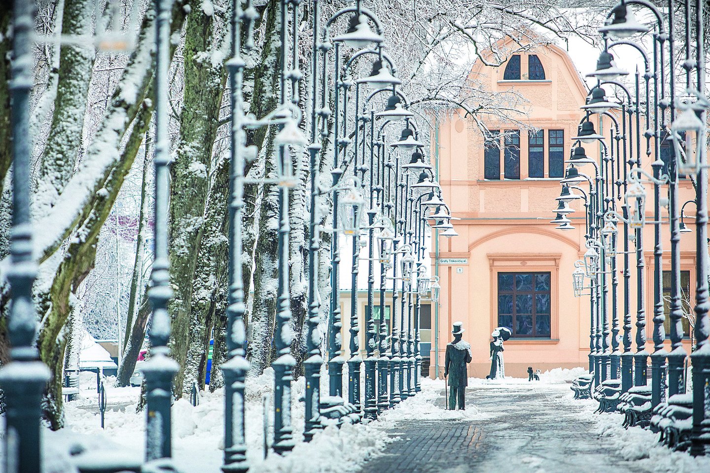 Žiemą Palanga sutviska visai kitokiomis spalvomis, nei daugelis yra pratę matyti.