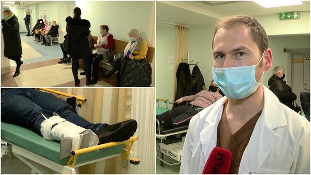 Lietuvoje – kritinė situacija: į ligonines plūsta parkritę ir traumas patyrę gyventojai