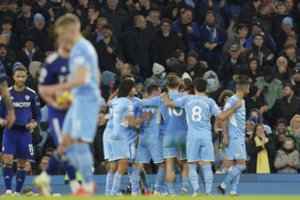 „Manchester City“ sumalė „Leeds United“ septyniais smūgiais, o „Manchester United“ nežengė į aikštę