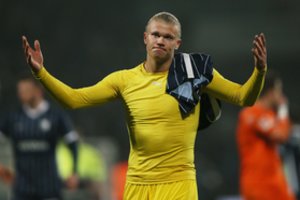 E. Haalandas gali persikelti į „Barcelona“ klubą