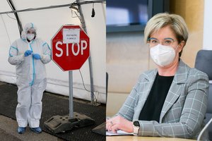 R. Lingienė pateikė daugiau informacijos apie nustatytus omikron atvejus: izoliuota daugybė žmonių