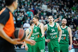 Uraganinėse Eurolygos rungtynėse Kauno „Žalgiris“ po pratęsimo nusileido „Monaco“ krepšininkams