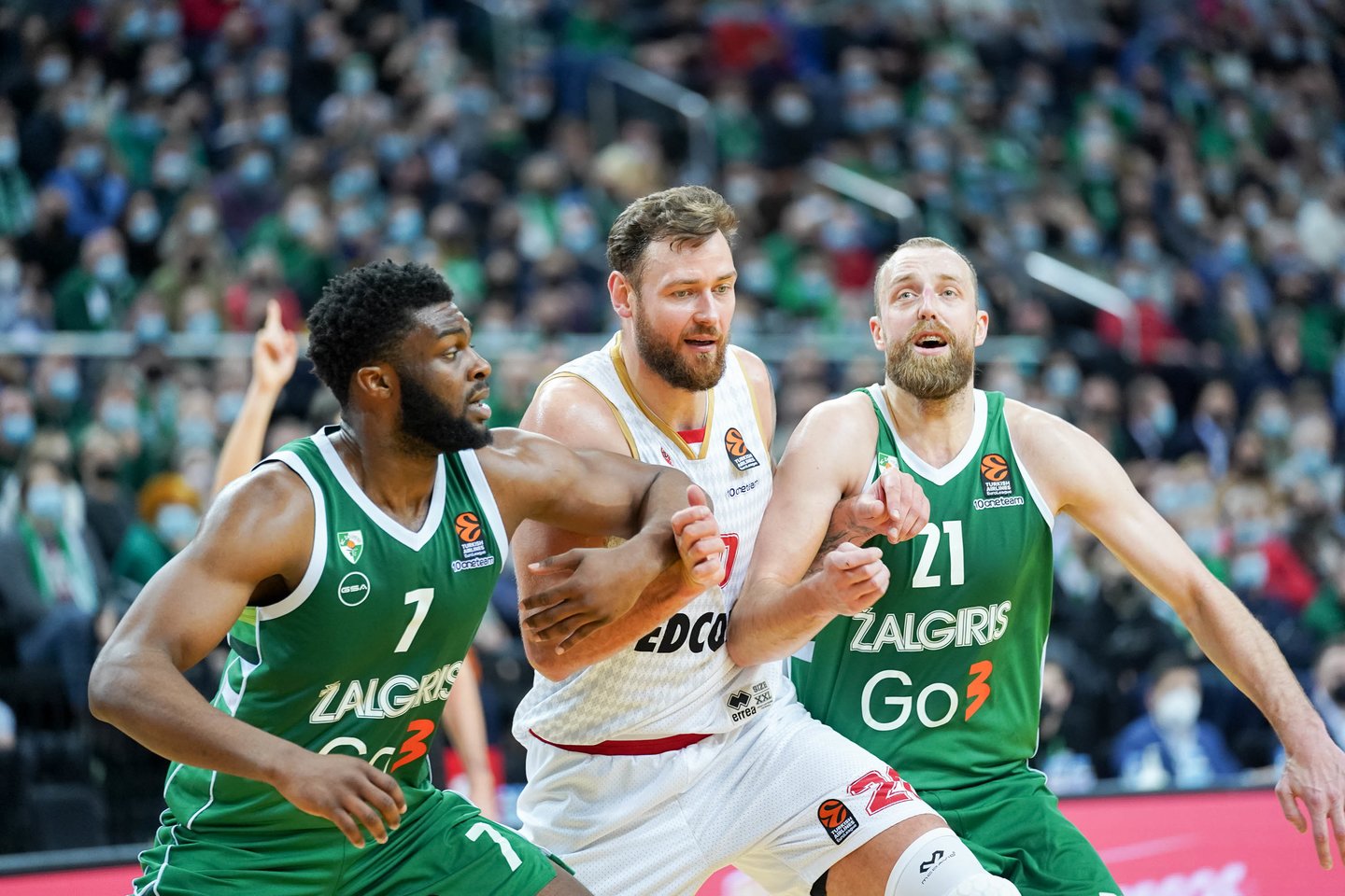 Kauno „Žalgiris“ – „Monaco“.<br>G. Bitvinsko nuotr.