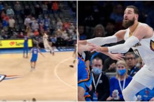 Beprotiška rungtynių atomazga: galingai žaidusio J. Valančiūno ekipos pergalę lėmė metimas per visą aikštę