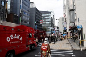 Japonijos Osakos mieste per gaisrą tikriausiai žuvo 27 žmonės