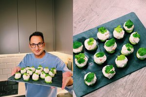 O. Gasanovas šventėms siūlo išbandyti varškės kamuoliukus su lašiša: „Patiekalas, kuris neabejotinai pavyks“