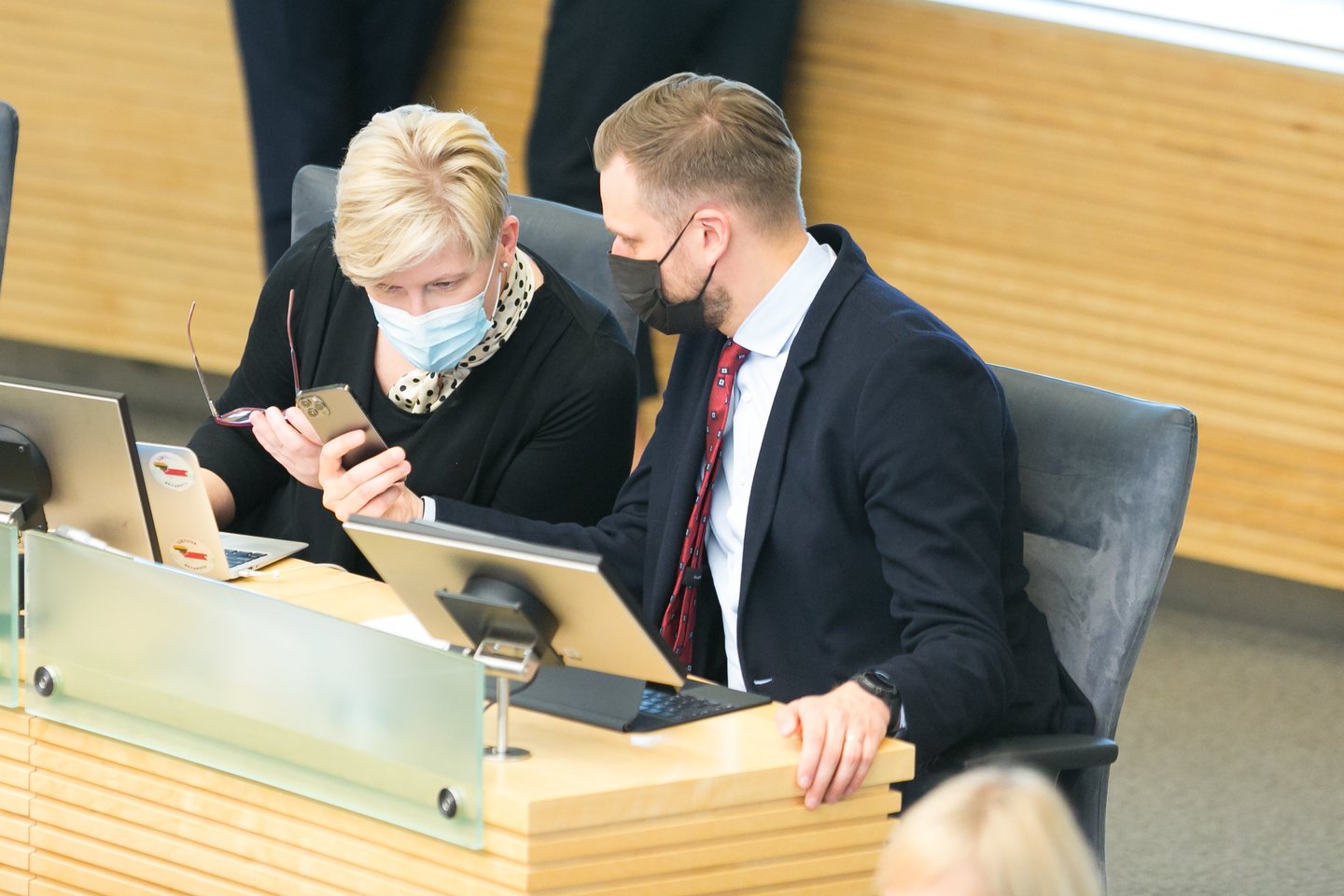 Ingrida Šimonytė, Gabrielius Landsbergis.<br>T.Bauro nuotr.