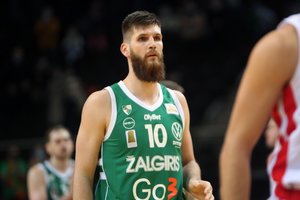 Kauno „Žalgiris“ dėl traumos ilgam prarado dar vieną krepšininką