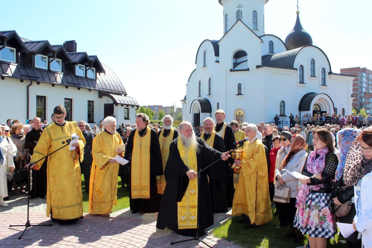 Stačiatikių šventė Klaipėdos Dievo Motinos Globėjos ir Šv. Mikalojaus cerkvėje. <br> G.Pilaičio nuotr.