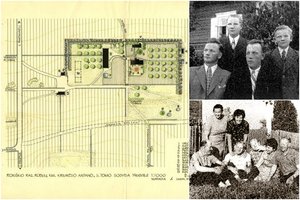 Išnykęs kaimas liko kuklaus, rūmus Vilniuje suprojektavusio architekto iš Rokiškio brėžiniuose