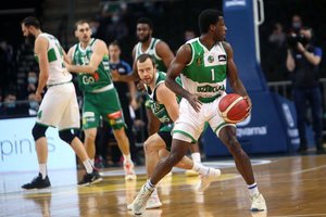 Eurolygoje aplamdytas „Žalgiris“ du kėlinius LKL mače turėjo vytis „Dzūkiją“