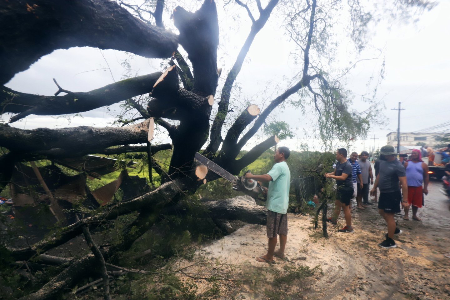 Taifūnas Filipinuose.<br>EPA-ELTA nuotr.