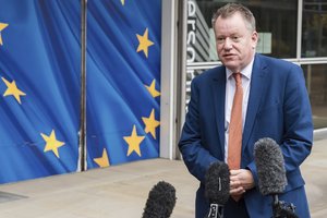 Buvęs Jungtinės Karalystės „Brexit“ derybininkas išreiškė paramą B. Johnsonui