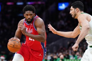 Galingas „76ers“ spurtas rungtynių pabaigoje perlaužė „Celtics“ stuburą