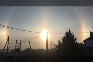 Lietuvos padangėje vėl užfiksuotas Saulės halas: specialistai paaiškino, kaip jis susidaro