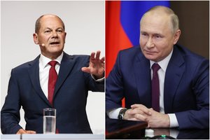 Vokietija „labai susirūpinusi“ dėl V. Putino grasinimų