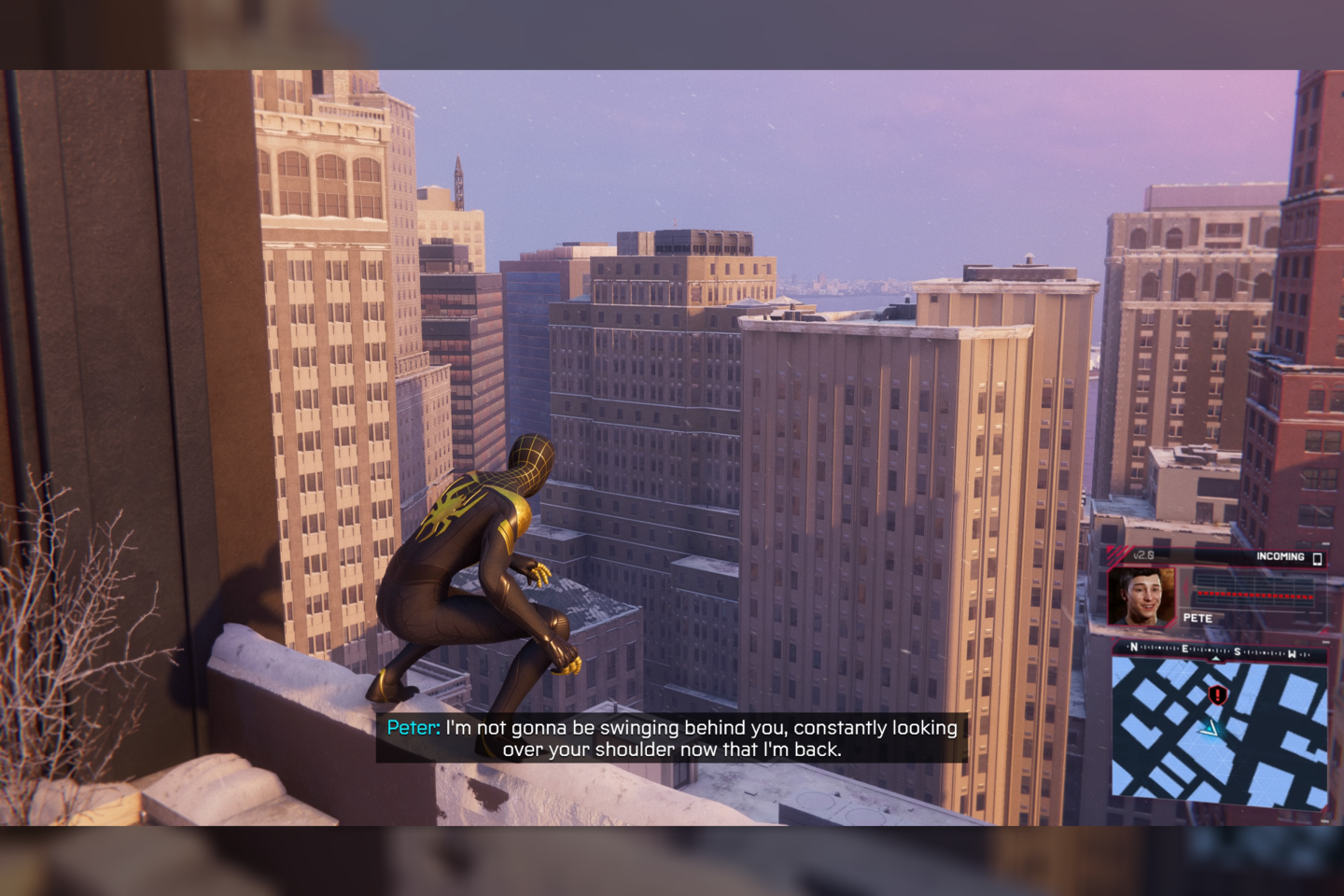  „Spider-Man: Miles Morales“ pasakoja naujo žmogaus-voro istoriją.<br> Ekrano nuotr.