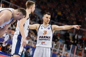 A. Juškevičiaus tritaškiai „Parma“ ekipai padėjo susidoroti su „Jenisej“