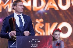 Metų sportininkas M. Griškonis: „Nenoriu būti tik stebėtojas ir žiūrėti, kaip sportas Lietuvoje ritasi žemyn“