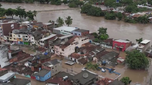 Brazilijoje iškritusių kritulių kiekis įprastą vidurkį viršija šešis kartus: evakuota tūkstančiai gyventojų