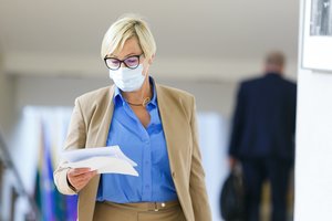 J. Šiugždinienė: blogėjant situacijai, nuotolinis mokymas galėtų sugrįžti, tačiau šiuo metu tokio svarstymo nėra