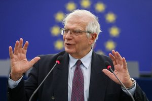 J. Borrellis: negali būti diskutuojama apie Europos saugumą nedalyvaujant ES